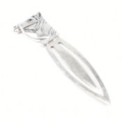 CONTEMPORARY STERLING SILVER BOOKMARK HORSE
