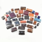 COLLECTION OF JEWELLERY BOXES CASES