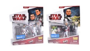 STAR WARS - THE CLONE WARS - WALMART EXCLUSIVE FIGURE SETS