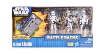 STAR WARS - CLONE WARS - BATTLE PACKS - ACTION FIGURE SET