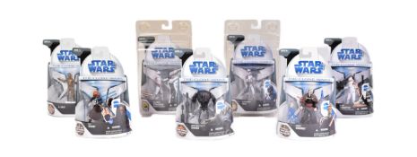STAR WARS - THE CLONE WARS - HASBRO CARDED ACTION FIGURES