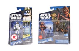 STAR WARS - THE CLONE WARS - CARDED ACTION FIGURES