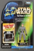 STAR WARS - KEN COLLEY (ADMIRAL PIETT) - AUTOGRAPHED MOC FIGURE