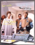 STAR WARS - DERMOT CROWLEY & BLAKISTON - SIGNED 8X10