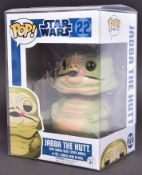 STAR WARS - TOBY PHILPOTT (JABBA) - SIGNED FUNKO POP
