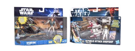 STAR WARS - THE CLONE WARS - BOXED ACTION FIGURE PLAYSETS