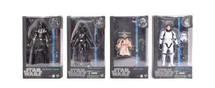 STAR WARS - THE BLACK SERIES - BOXED BLUE LINE ACTION FIGURES