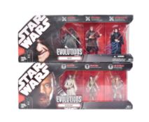 STAR WARS - EVOLUTIONS - BOXED ACTION FIGURE SETS
