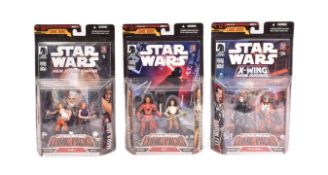 STAR WARS - COMIC PACKS - BOXED ACTION FIGURES & COMIC BOOK SETS