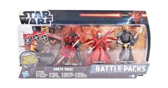 STAR WARS - BATTLE PACKS - DARTH MAUL HASBRO FIGURE SET