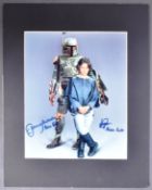 STAR WARS - JEREMY BULLOCH & DANIEL LOGAN SIGNED PHOTO