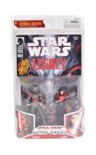 STAR WARS - COMIC PACKS - BOXED ACTION FIGURES & COMIC BOOK