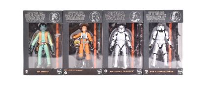 STAR WARS - THE BLACK SERIES - BOXED ORANGE LINE ACTION FIGURES
