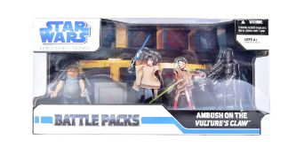 STAR WARS - THE CLONE WARS - BATTLE PACKS BOXED ACTION FIGURES