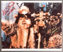 STAR WARS - EWOKS - MULTI-SIGNED 8X10