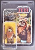 STAR WAR - WARWICK DAVIS (WICKET) - AUTOGRAPHED LARGE ACTION FIGURE