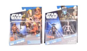 STAR WARS - THE CLONE WARS - BOXED EXCLUSIVE ACTION FIGURE SETS