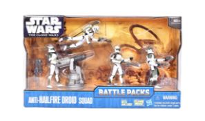 STAR WARS - THE CLONE WARS - BATTLE PACKS ACTION FIGURE SET