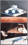 STAR WARS - CLIVE REVILL - TWO AUTOGRAPHED 8X10