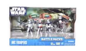 STAR WARS - THE CLONE WARS - BATTLE PACKS ACTION FIGURE SET