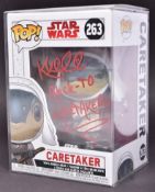 STAR WARS - KATY KARTWHEEL (CARETAKER) - SIGNED FUNKO POP VINYL