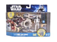 STAR WARS - CLONE WARS - Y-WING SCOUT BOMBER FIGURE SET
