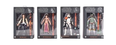 STAR WARS - THE BLACK SERIES - BOXED ORANGE LINE ACTION FIGURES