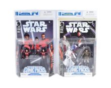 STAR WARS - COMIC PACKS - BOXED ACTION FIGURES & COMIC BOOK