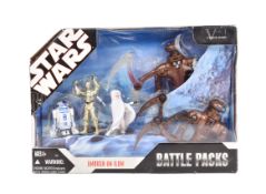 STAR WARS - CLONE WARS - BATTLE PACKS ACTION FIGURE SET