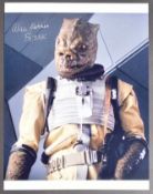 STAR WARS - ALAN HARRIS - BOSSK - AUTOGRAPHED 8X10