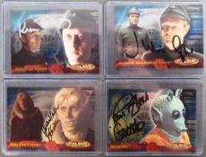 STAR WARS - TOPPS EVOLUTIONS - COLLECTION OF SIGNED TRADING CARDS