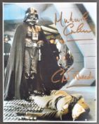 STAR WARS - JAMES EARL JONES & CULVER SIGNED 8X10