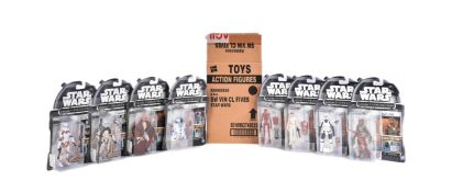 STAR WARS - LEGACY COLLECTION - TRADE BOX OF CARDED FIGURES
