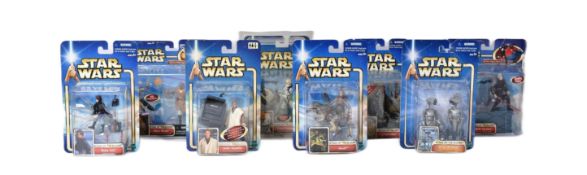 STAR WARS - ATTACK OF THE CLONES - CARDED ACTION FIGURES
