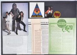 STAR WARS - ORIGINAL VINTAGE 1977 FAN CLUB MERCHANDISE