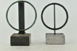 TWO VIKING & CONTINENTAL METAL & BRONZE BANGLES