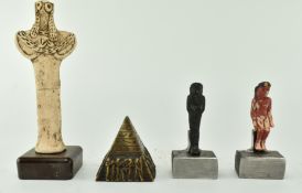COLLECTION OF EARLY 20TH CENTURY EGYPTIAN SOUVENIR PIECES