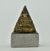 THAI PHRA SOMDEJ BUDDHA TRIANGULAR AMULET