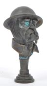 BRONZE PIPE TAMPER IN THE FROM OF A SOLDIER