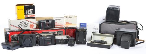 COLLECTION OF VINTAGE 20TH CENTURY CAMERAS, LENSES
