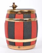 1950S MID CENTURY NOVELTY BEER BARREL CIGARETTE DISPENSER