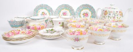 COLLECTION OF ROYAL ALBERT CHINA TEA SETS / SERVICE