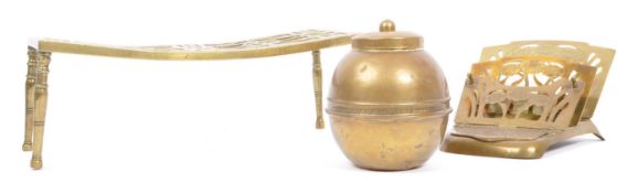 EARLY 20TH CENTURY BRASS WARE INC 1924 BRITISH EMPIRE EXHIBITION