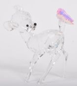 SWAROVSKI DISNEY CRYSTAL GLASS BAMBI FIGURINE