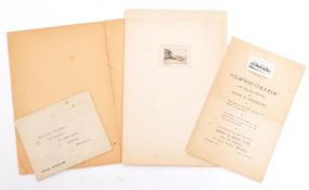 ORIGINAL EARLY 20TH CENTURY O. STEPHENS MINIATURE ETCHING
