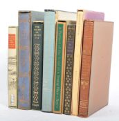 COLLECTION OF EIGHT FOLIO SOCIETY HISTORIC HARDBACK BOOKS