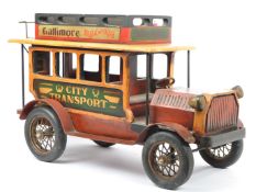 LARGE LATE 20TH CENTURY LARKIN & NEWTON BISCUITS PASSENGER BUS