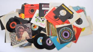COLLECTION OF 45 RPM VINYL RECORDS SINGLES