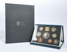 THE ROYAL MINT - 2008 UK ROYAL SHIELD SILVER PIEDFORT COINS