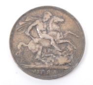 VICTORIAN 1896 SILVER CROWN COIN